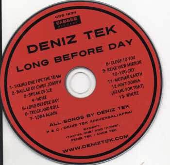 CD Deniz Tek: Long Before Day 
