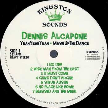 LP Dennis Alcapone: Yeah Yeah Yeah Mash Up The Dance