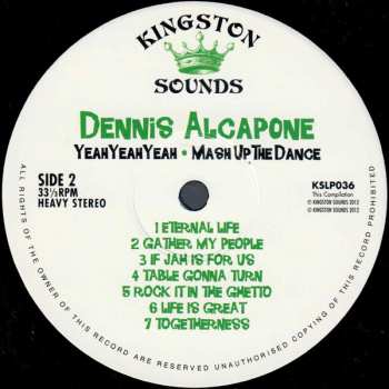 LP Dennis Alcapone: Yeah Yeah Yeah Mash Up The Dance