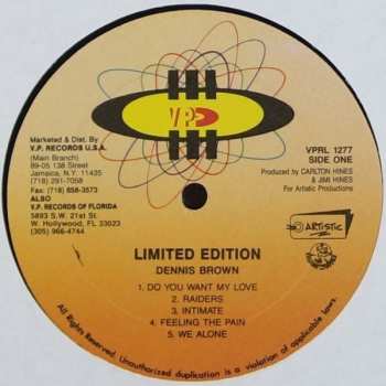 LP Dennis Brown: Limited Edition