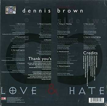 LP Dennis Brown: Love & Hate (The Best Of Dennis Brown) CLR