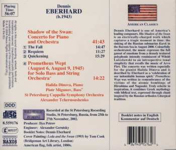 CD St.Petersburg State Capella Symphony Orchestra: Piano Concerto: "Shadow Of The Swan" (Memorial To The Victims Of The Russian Submarine, Kursk)