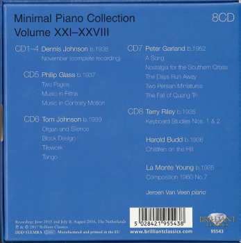 8CD/Doos Terry Riley: Minimal Piano Collection Volume XXI-XXVIII