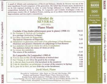 CD Déodat De Séverac: Scenes Of Southern France: Cerdaña • En Languedoc