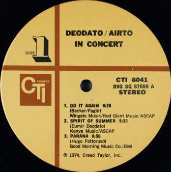 CD Airto Moreira: In Concert