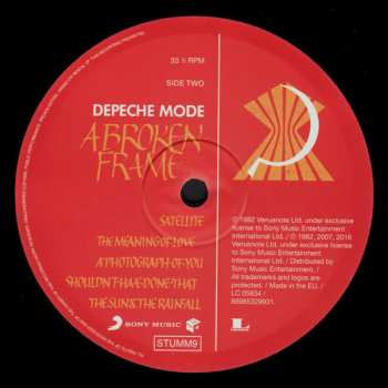 LP Depeche Mode: A Broken Frame