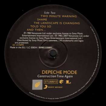 LP Depeche Mode: Construction Time Again