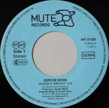 SP Depeche Mode: Master And Servant