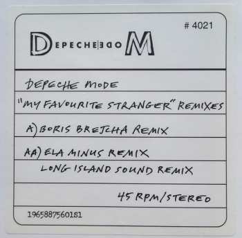 LP Depeche Mode: My Favourite Stranger (Remixes) LTD | NUM