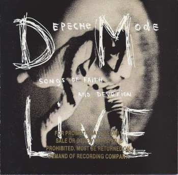 CD Depeche Mode: Songs Of Faith And Devotion Live