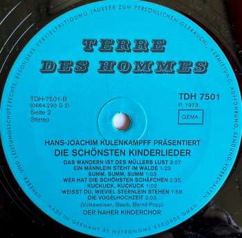 LP Der Naher-Kinderchor: Die Schönsten Kinderlieder