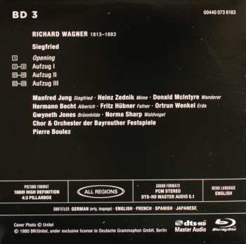 Doos/5Blu-ray Richard Wagner: Der Ring Des Nibelungen