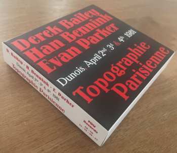 4CD/Doos Evan Parker: Topographie Parisienne (Dunois, April 2nd, 3d & 4th, 1981)