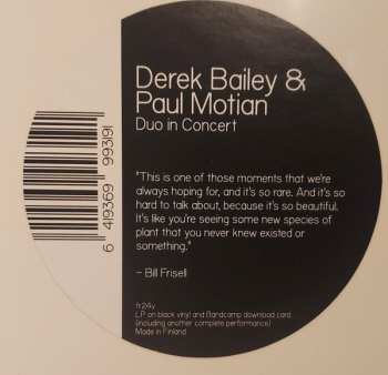 LP Paul Motian: Duo In Concert