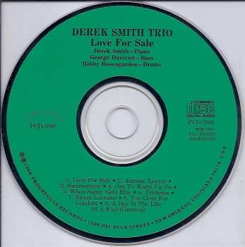 CD Derek Smith Trio: Love For Sale