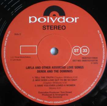 2LP Derek & The Dominos: Layla And Other Assorted Love Songs