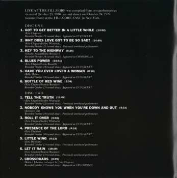 2CD Derek & The Dominos: Live At The Fillmore