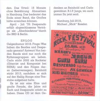 CD Desperado: Haltet Aus! Desperado Kommt... Live!