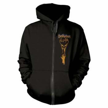 Merch Destruction: Hoodie Met Rits Infernal Overkill