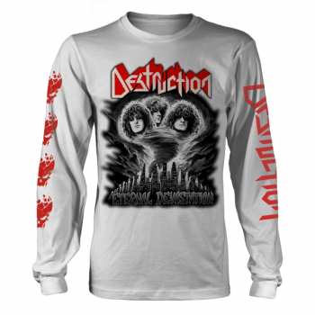Merch Destruction: Tričko S Dlouhým Rukávem Eternal Devastation (black & White) S