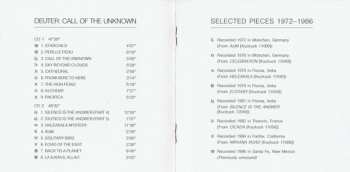 2CD Deuter: Call Of The Unknown - Selected Pieces 1972-1986