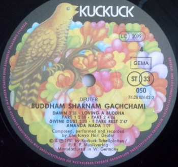 2LP Deuter: Silence Is The Answer / Buddham Sharnam Gachchami