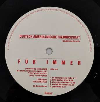 LP Deutsch Amerikanische Freundschaft: Für Immer