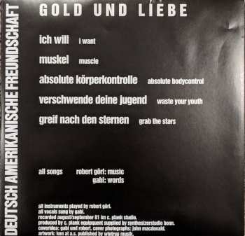 LP Deutsch Amerikanische Freundschaft: Gold Und Liebe