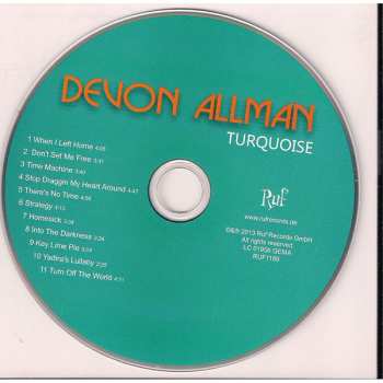 CD Devon Allman: Turquoise
