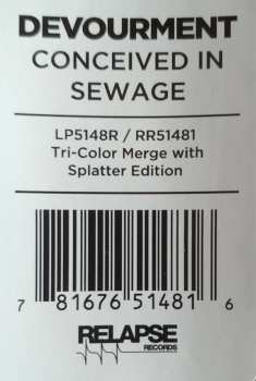 LP Devourment: Conceived In Sewage CLR