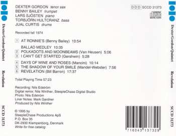 CD Dexter Gordon - Benny Bailey Quintet: Revelation