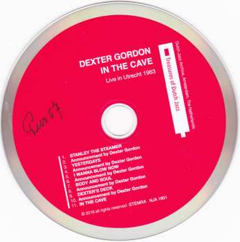 CD Dexter Gordon: In The Cave (Live at Persepolis Utrecht 1963)