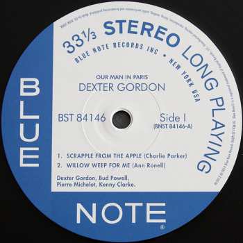 LP Dexter Gordon: Our Man In Paris