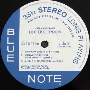 LP Dexter Gordon: Our Man In Paris