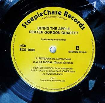 LP Dexter Gordon Quartet: Biting The Apple