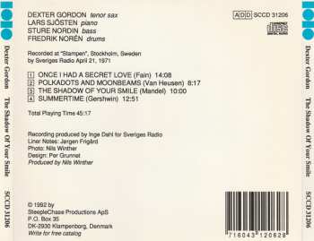 CD Dexter Gordon Quartet: The Shadow Of Your Smile
