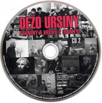 2CD Dežo Ursiny: Pevniny A Vrchy 2 (Rarity)
