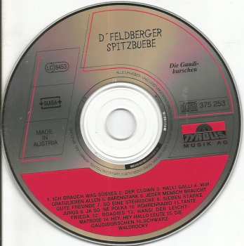 CD D'Feldberger Spitzbuebe: Die Gaudi Burschen
