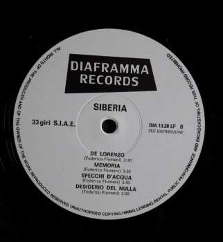 LP/CD Diaframma: Siberia