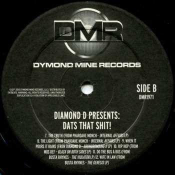 LP Diamond D: Dat's That Shit! An Exclusive Collection Of Rare Instrumentals From The DAT Vault