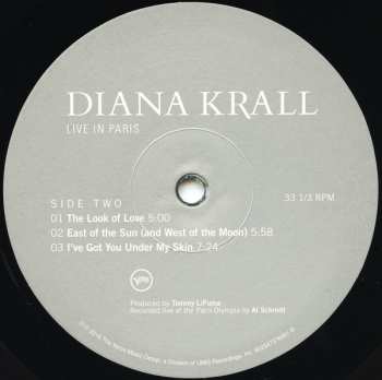 2LP Diana Krall: Live In Paris