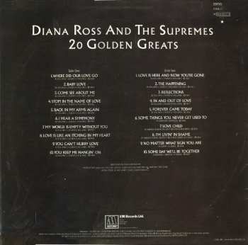 LP The Supremes: 20 Golden Greats