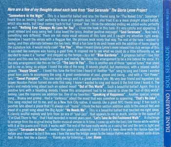 CD Diane Marino: Soul Serenade: The Gloria Lynne Project