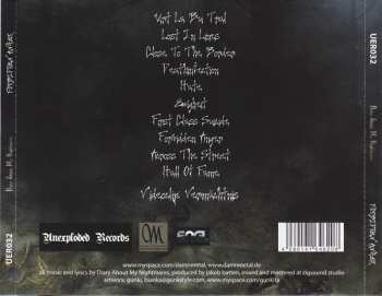 CD Diary About My Nightmares: Forbidden Anger