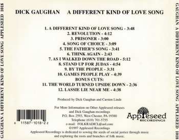 CD Dick Gaughan: A Different Kind Of Love Song