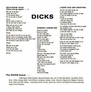 SP Dicks: Peace?