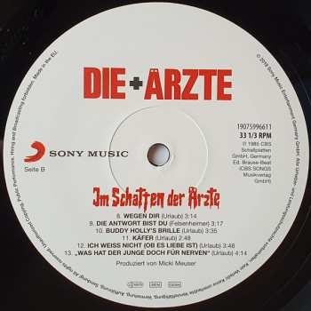LP Die Ärzte: Im Schatten Der Ärzte