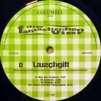 2LP Die Fantastischen Vier: Lauschgift