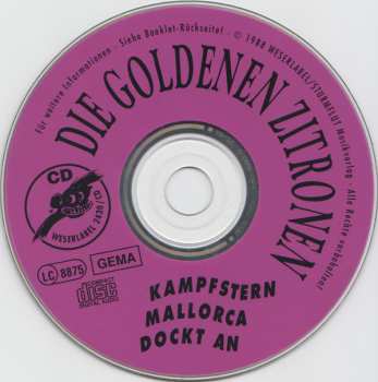 CD Die Goldenen Zitronen: Kampfstern Mallorca Dockt An