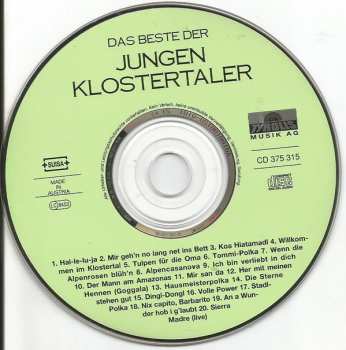 CD Die Jungen Klostertaler: Das Beste Der Jungen Klostertaler